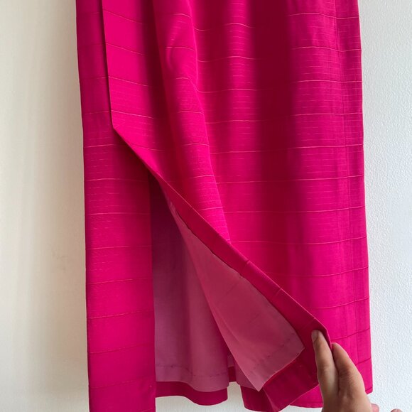 Vintage 90's Pink Midi Pencil Skirt - Size XS - Picture 7 of 13